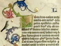 Gutenberg Bible detail