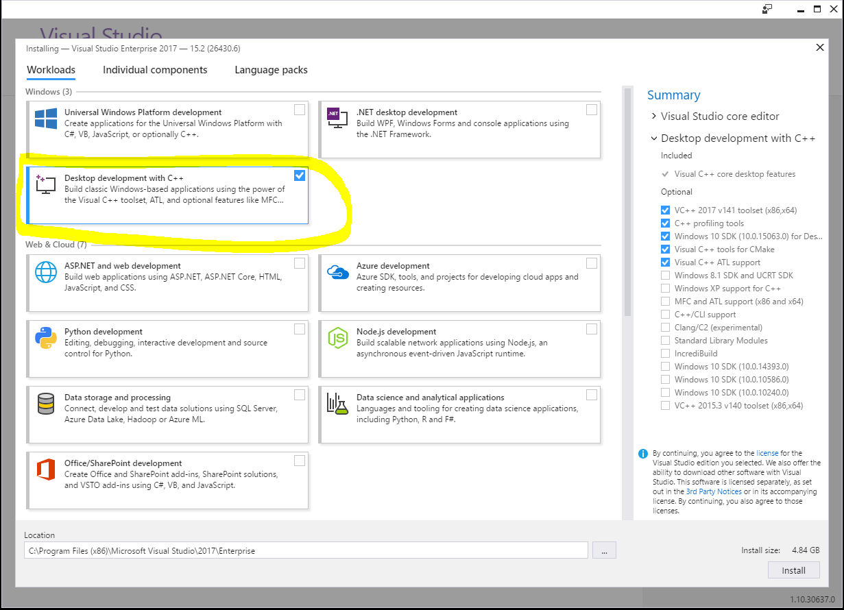 visual studio package manager console