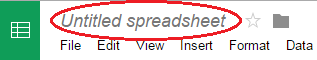 Untitled Spreadsheets Untitled Spreadsheets