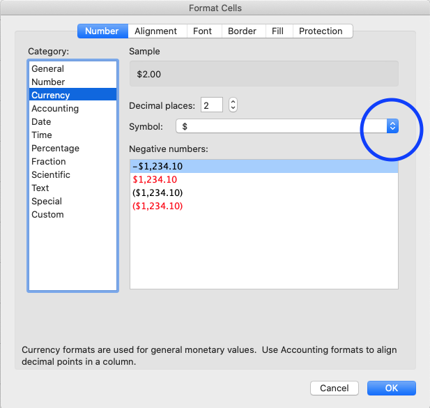 format-numbers-to-currency-in-excel